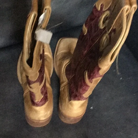 Anderson bean rodeo cowgirl cowboy boots ranch barn barrel racing buckaroo - Picture 6 of 13